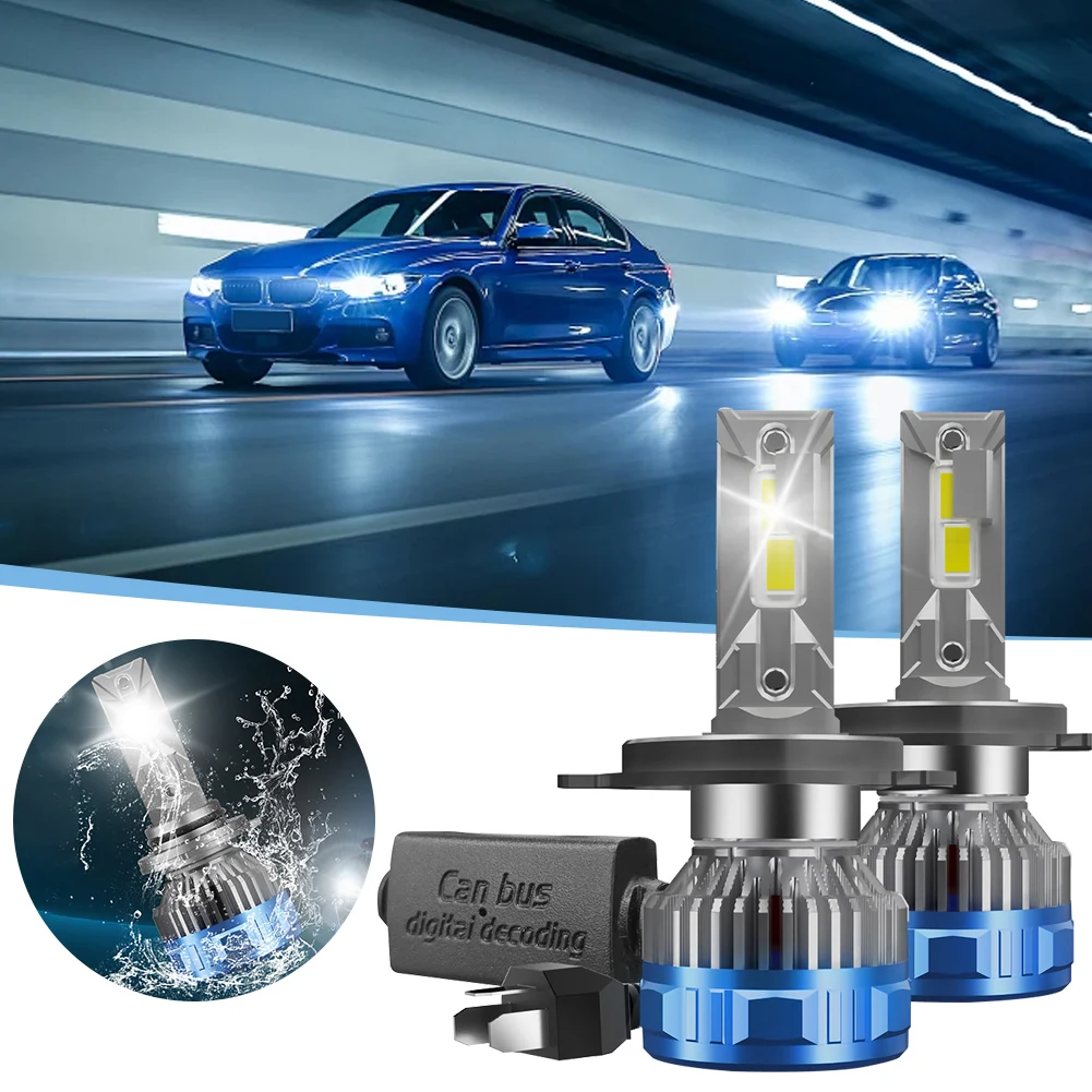 

120W H7 Car LED Bulb H1 H4 9005 9006 H11 Headlight Bulb for Car 60000LM 120W 6000K White CSP LED 12-24V Car Headlight LED Kit