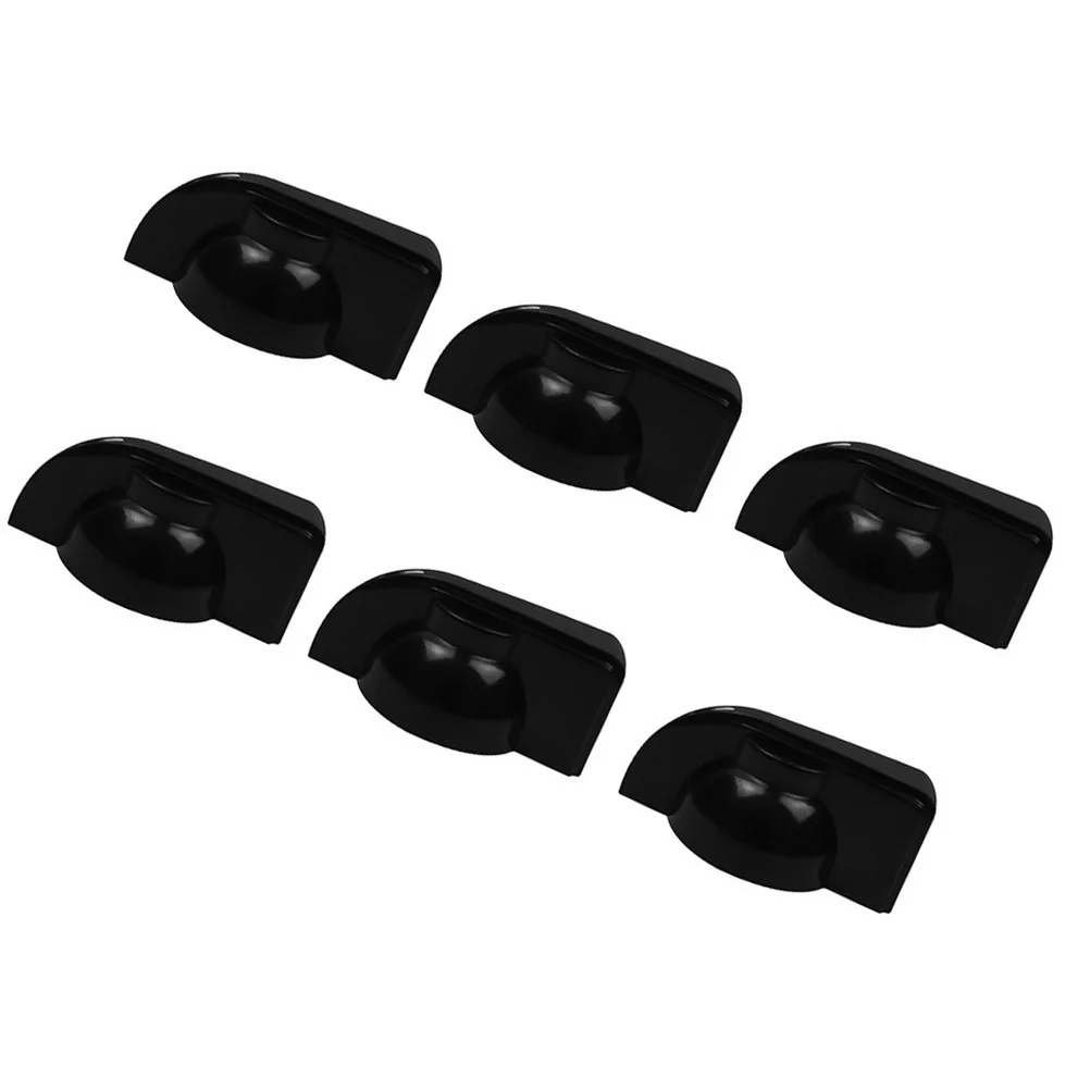 

6Pcs Potentiometer Knob High Quality Plastic 6Mm Aperture Fit for Guitar Amplifier Replacement Knobs Stylish Head Shape Knob Cap