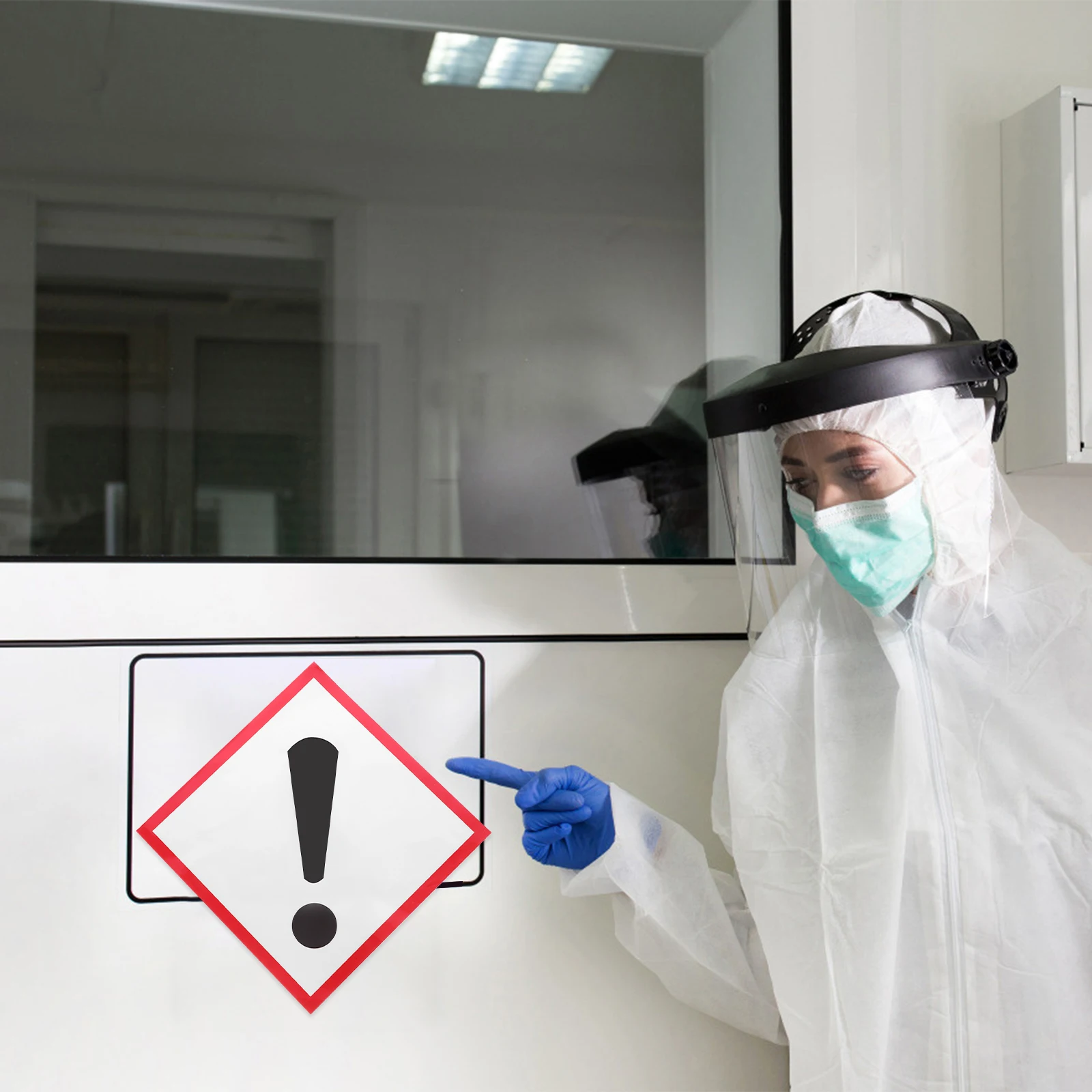 

Transportation Notice Safety Sign Stickers Car Label Reflective Film Caution Warning