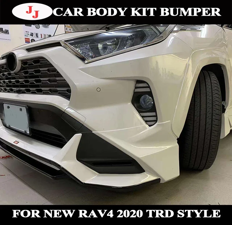 Front And Rear Bumper TRD Body Kit For Toyota Rav4 body kit 2019 2020 For New Rav4 With Day Light Within Side Steps