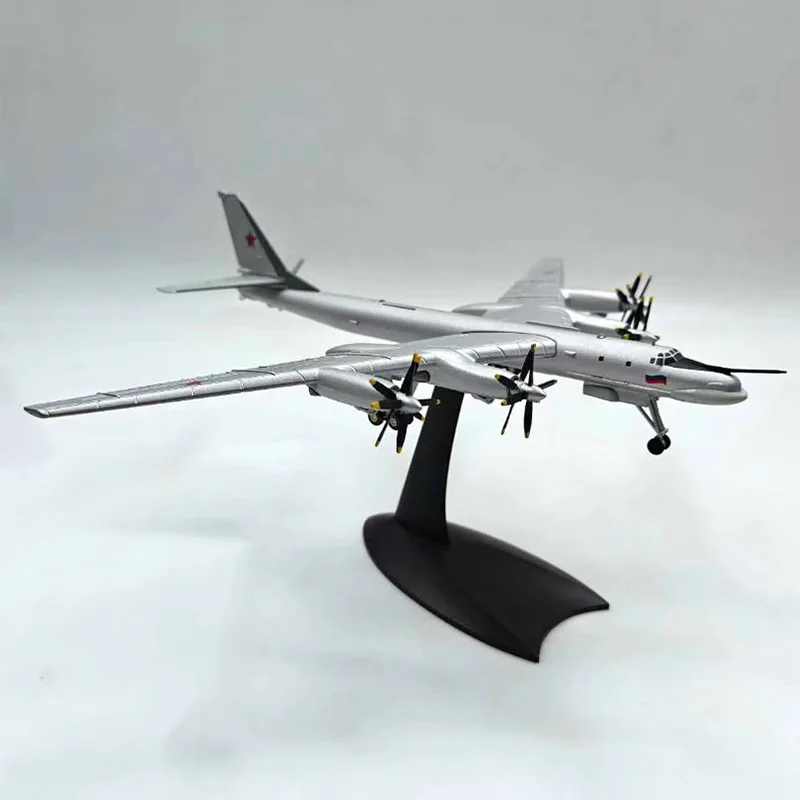 دييكاست الأصلي 1:200 الروسية TU-95 منفذها سبيكة نموذج طائرة جمع الديكور لعبة هدية Decration تذكارية