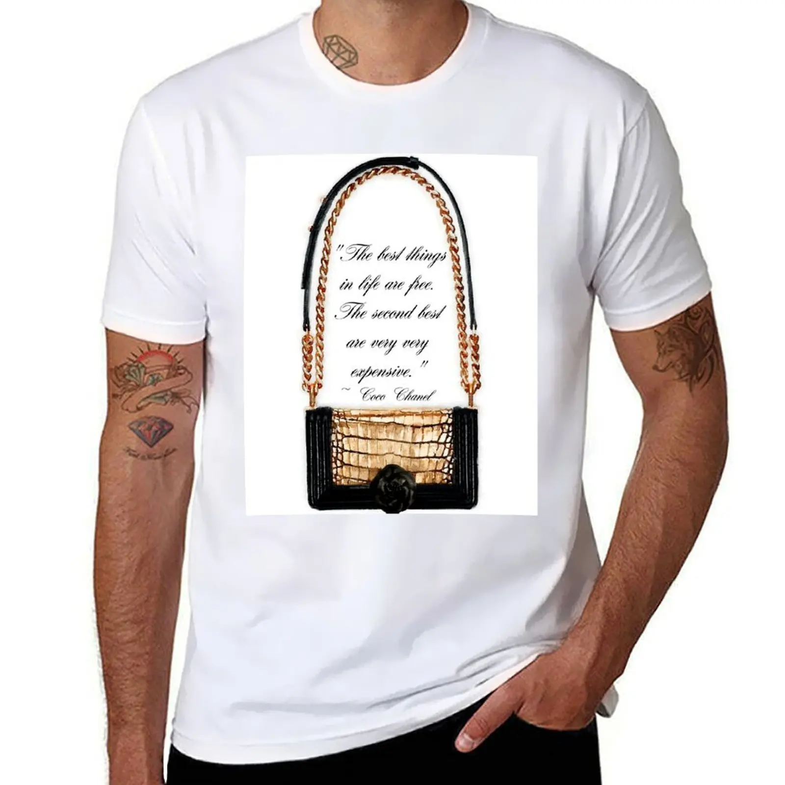 

luxury Couture T-Shirt man cotton shirt 100% cotton shirts Haute t men t brand plain shirt 100% Purse man Bag t or