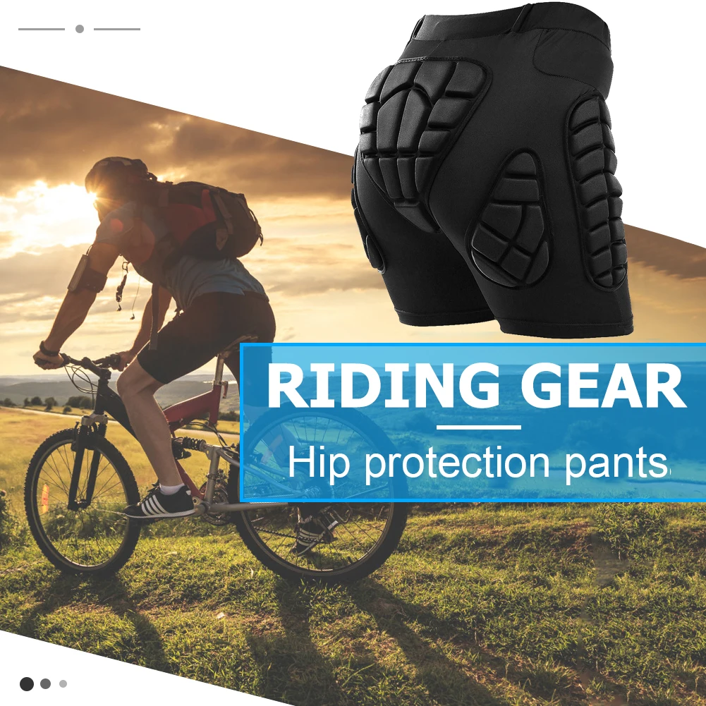 

Unisex 3D Hip Protective Padded Shorts Shock Absorption 0.6in Thick Protection Hip Impact Shorts Drop Resistance Protective Gear