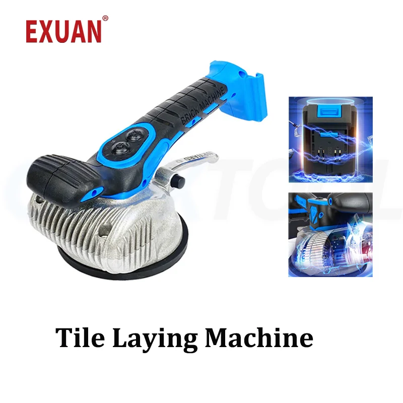 Tile Laying Machine With 420W Digital Display Screen And 14CM High Suction Vibration Making It Easy To Lay Tiles On The Floor