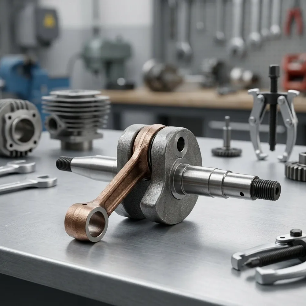 Precision Engineered Crankshaft for For 357 359 For Chainsaw Models Supporting Reliable Operation 537156801 537156802