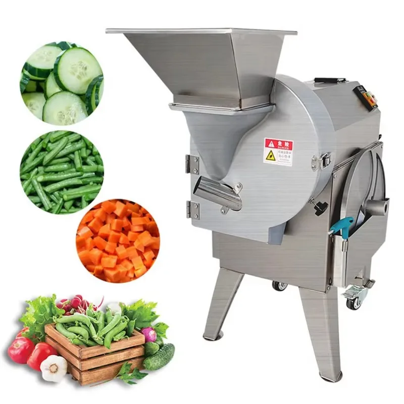 Commercial Electric Stainless Steel Spiral Potato Cutter Industrial Grade Multifunctional Vegetable Slicer for Carrot Cucumber
