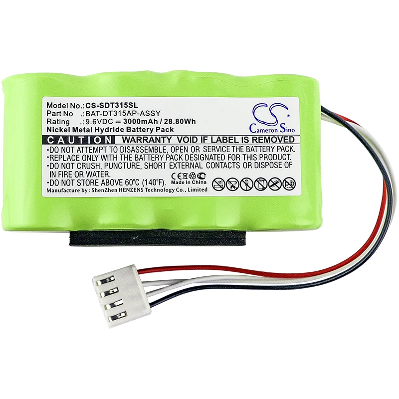 Cameron Sino 3000mAh Battery For Shimpo DT-315A  DT-315A  Stroboscope  BAT-DT315A/P  BAT-DT315AP-ASSY