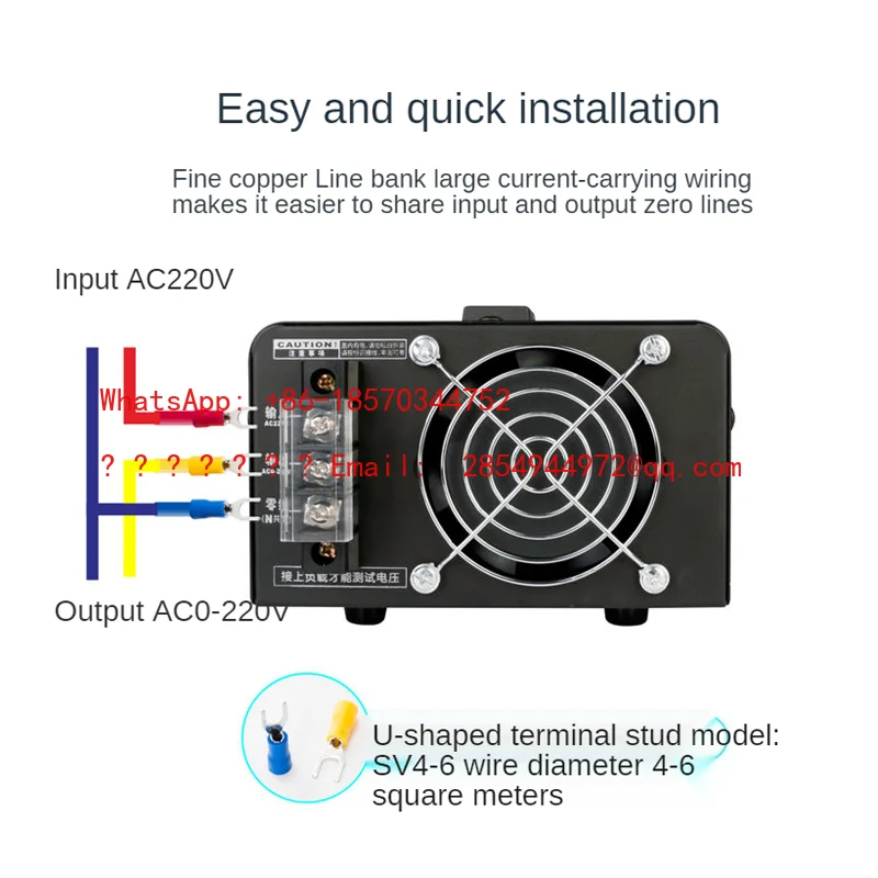 L Thyristor Electronic Regulator, Single-phase Solid-state Regulator, AC 220V 100A, SSR-100VA