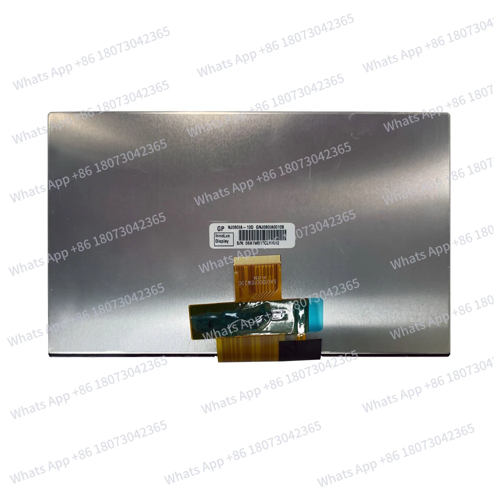 

8-inch lvds NJ080IA-10D high-definition high brightness display screen navigation LCD display screen
