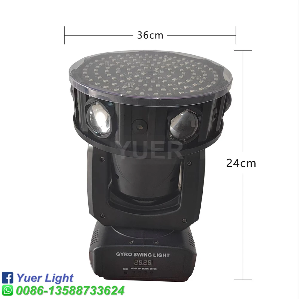 Imagem -03 - Movendo o Feixe de Luz Principal rg Laser Pixel Stage Lights Rotação Infinita dj Disco Party Club Boate Dmx512 20 57ch 6x15w 120w Novo