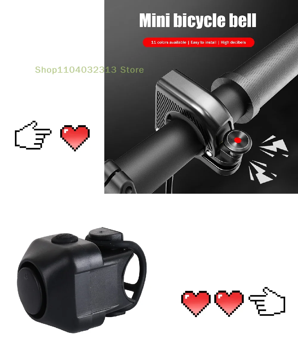 

1PC Bicycle Hidden Aluminum Alloy Bell High Decibel Mountain Road Bike Super Loud Handlebar Small Bell Riding Equipment