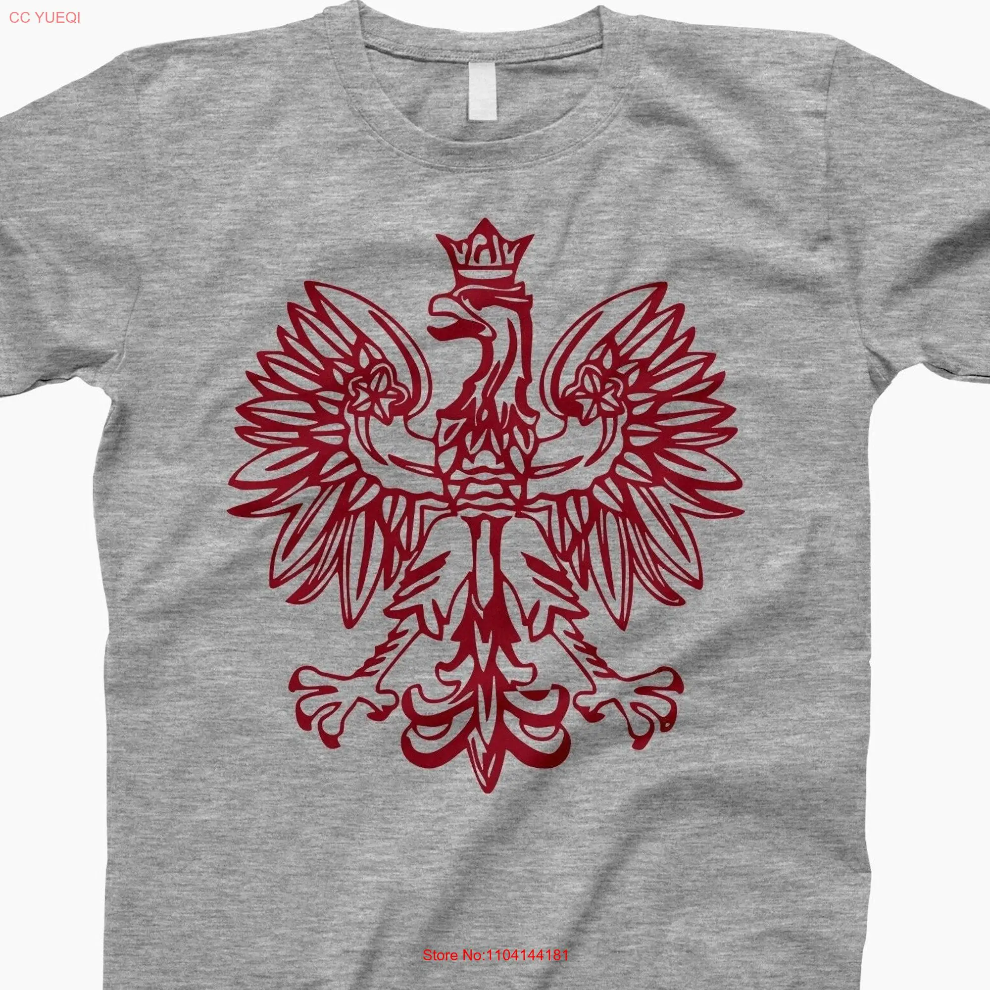 Polish eagle shirt polska poland t pride warsaw long or short sleeves