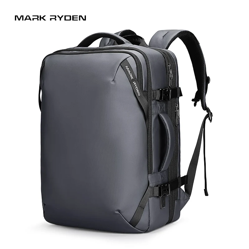 Mark Ryden Men Expandable Backpack, 29L to 43L Large Capacity Laptop Backpack, 180° Open Structure, YKK Zipper, USB Charging, Tr