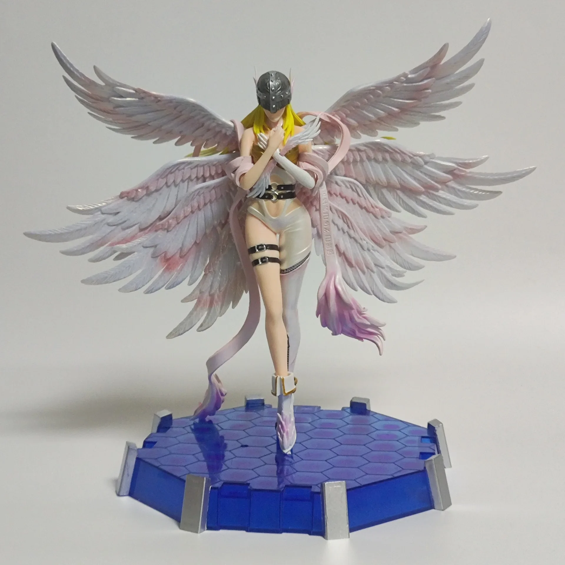 

29cm Anime Digimon Adventure Figures Angewomon Angemon Led Action Figurines Pvc Statue Model Collection Doll Toys Children Gift