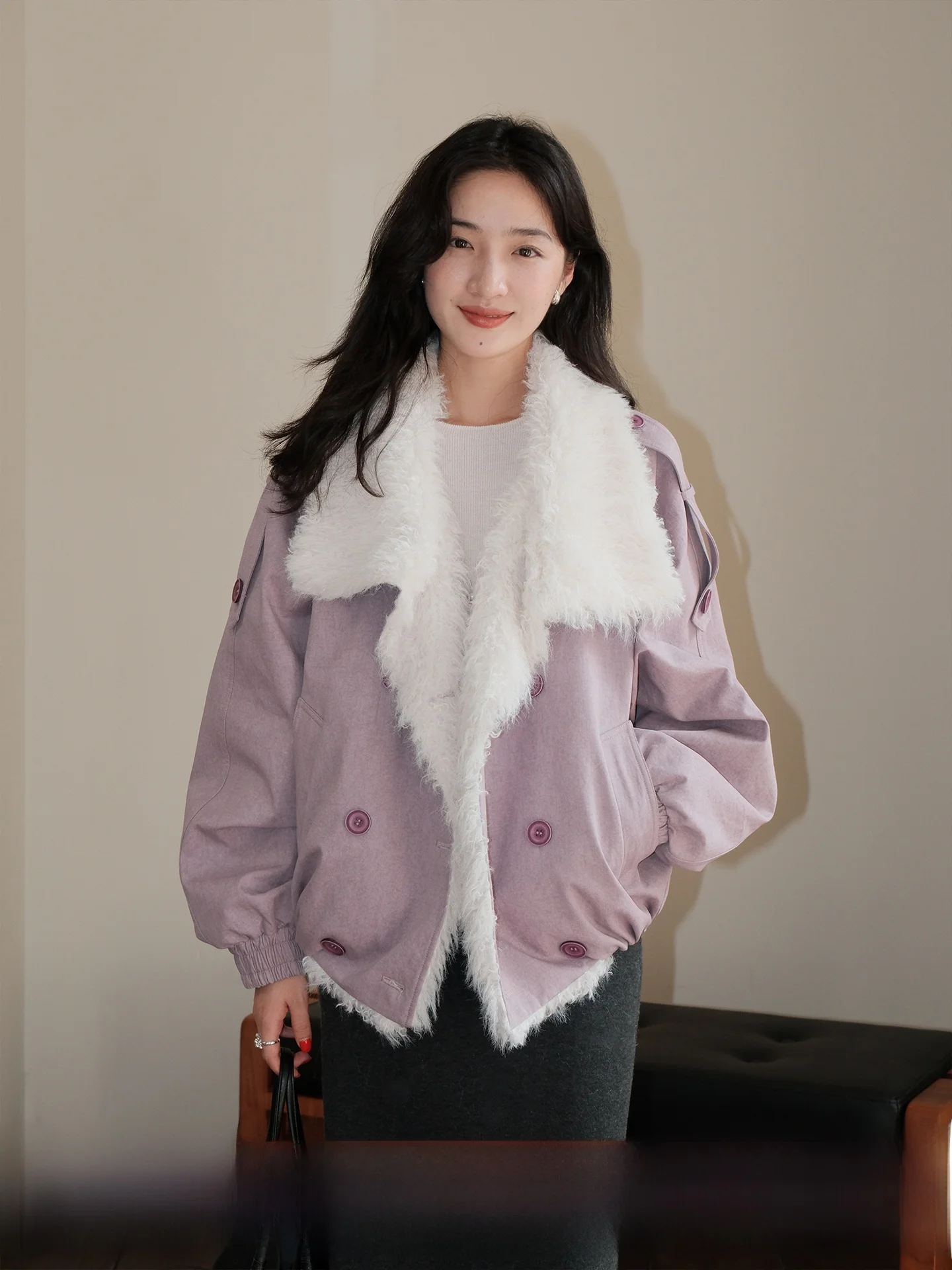 

Мягкое зимнее пальто Sli Retro Long Plu Jaet из 100% хлопка, свободного кроя, универсальное, маленького размера, женская верхняя одежда