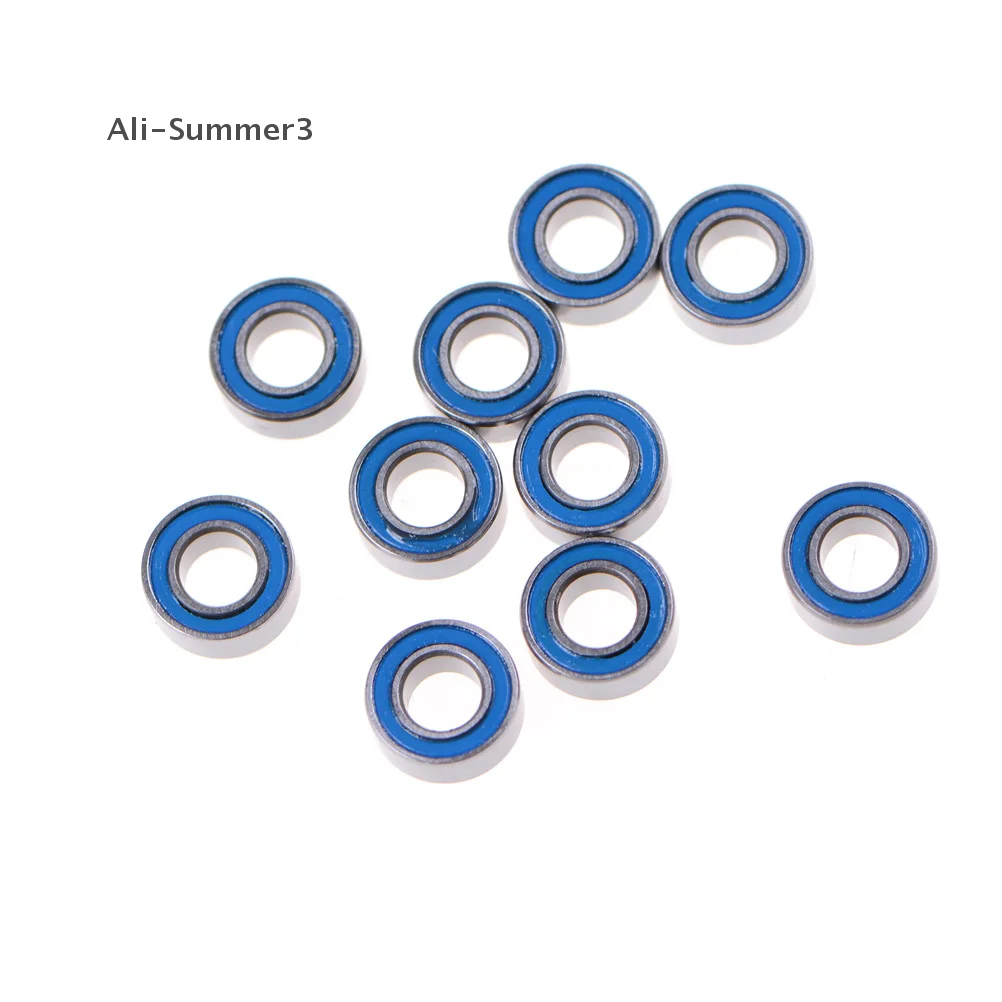 (YY) 10 Stück 2025 Neue Universal MR105-2RS Gummidichtungskugellager Miniaturlager 5 x 10 x 4 mm