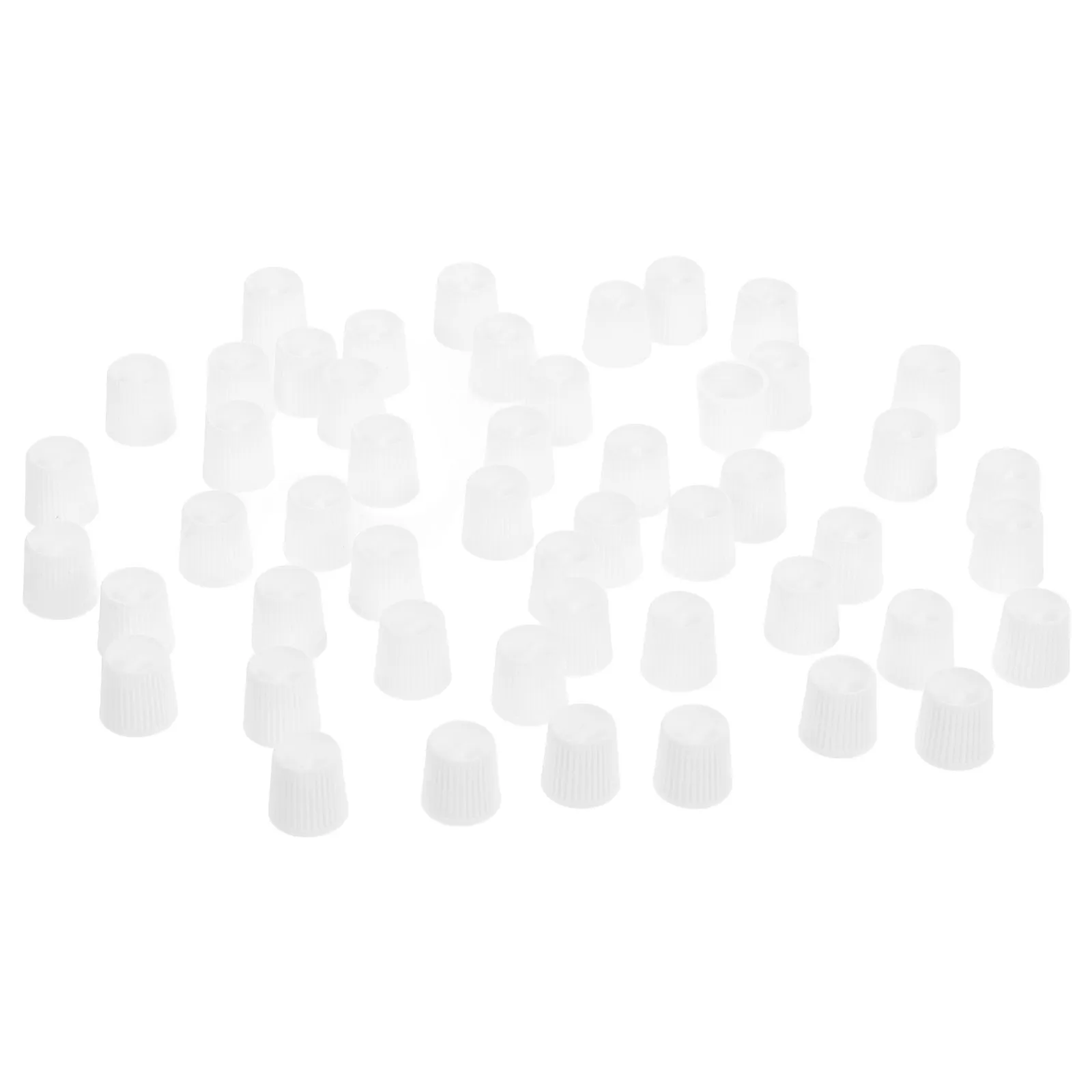 

50pcs Toothpaste Caps Plastic Self-Closing Lid No Mess Twist Top For Toothpaste Tube Saver Roller Tool Dispenser Home Daily Use