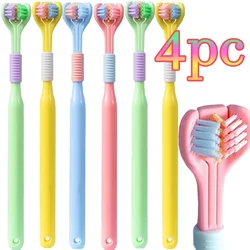 Three Sided Soft Hair Tooth Toothbrush Clean Each Tooth Great Angle Soft Bristles V Shaped Toothbrush Soft  Gentle Sensory Brush