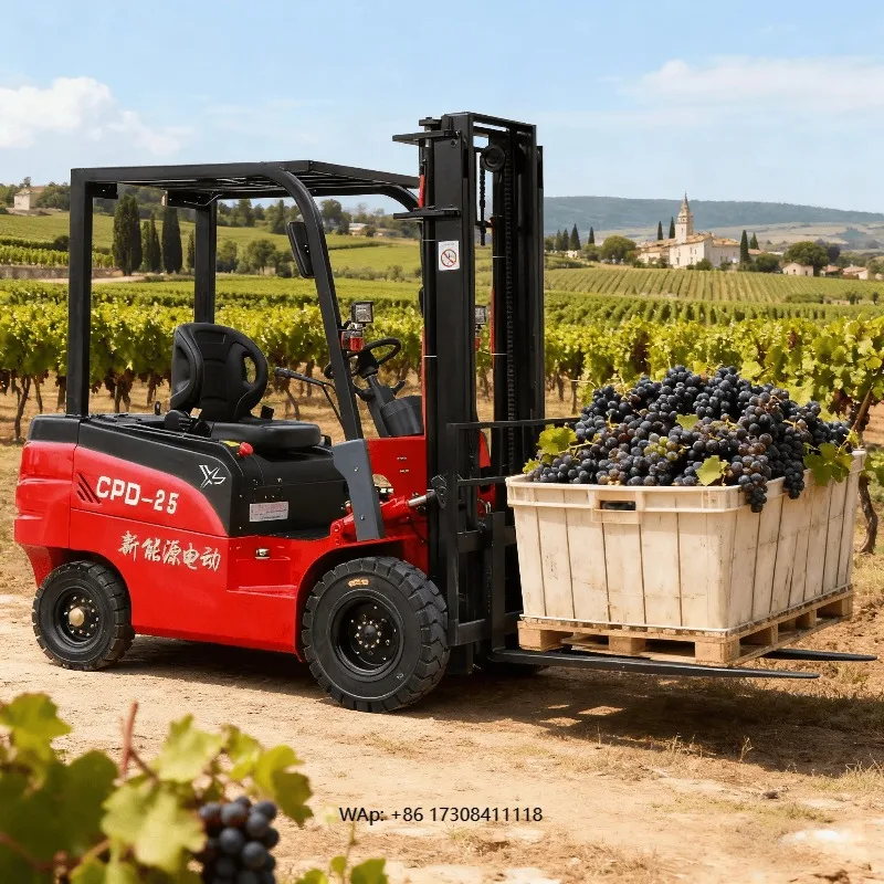 

2.5T Electric Forklift Powered Pallet Truck CE Certified Solid Tire Lead-Acid Battery Factory Direct 1 Year Warranty
