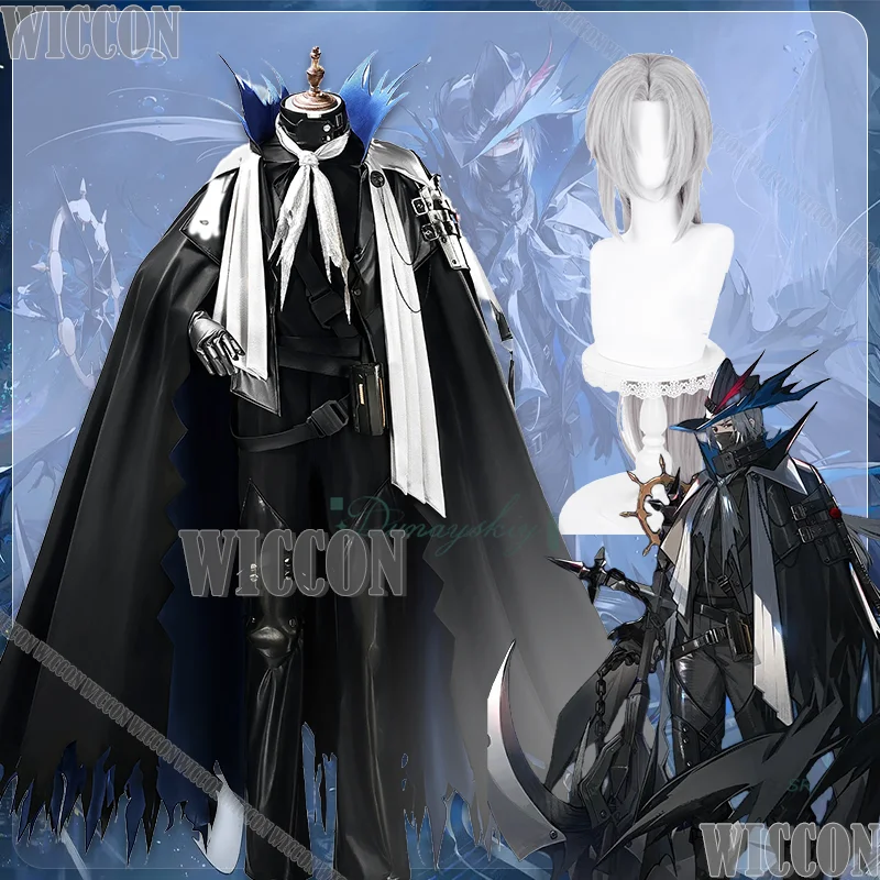 

Костюм для косплея Arknights Ulpianus, пальто, топ, брюки, обувь, парик, шляпа, аксессуары, фэнтезийный наряд, костюм для ролевых игр на Хэллоуин Comic Con