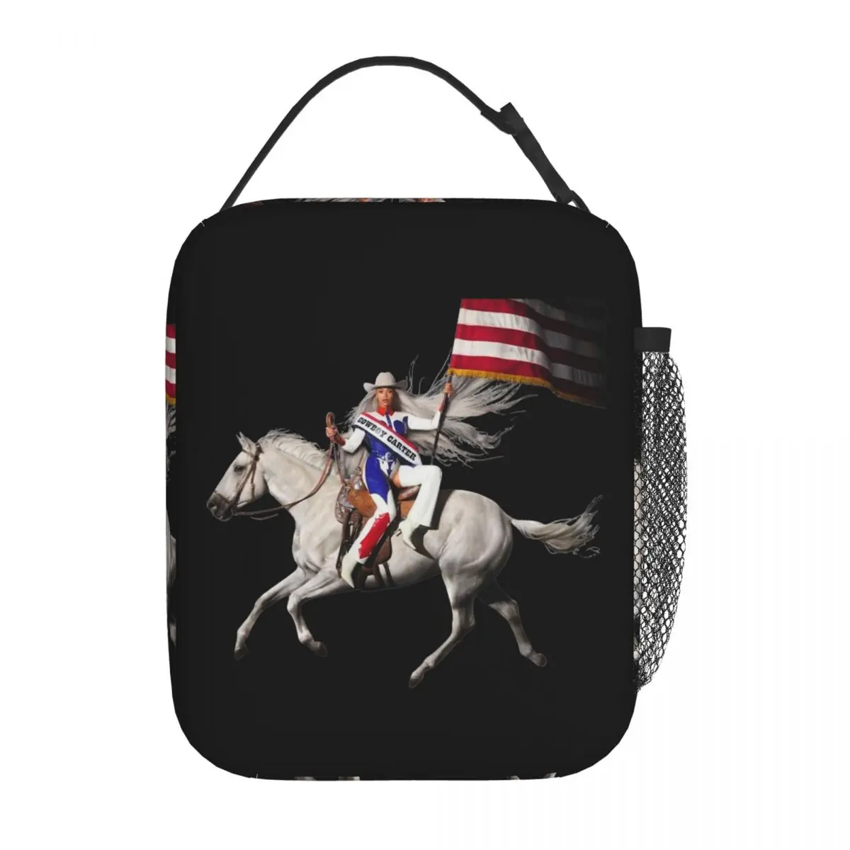 

Beyonce Cowboy Carter Music Singer Thermal Insulated Lunch Bag for Office Portable Food Bag Container Cooler Thermal Lunch Boxes