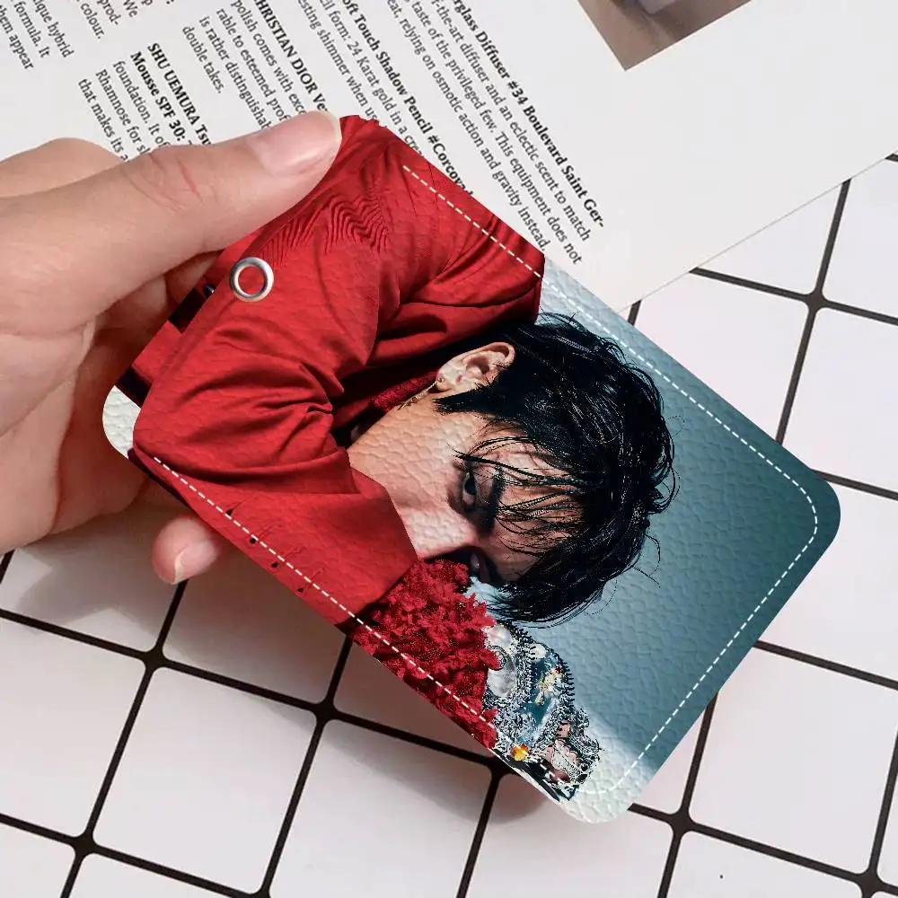 

Кожаный чехол для карты доступа Singer D-DPR Ian, 1 шт., с брелоком и кольцом для ключей, для ID-карт и пропусков