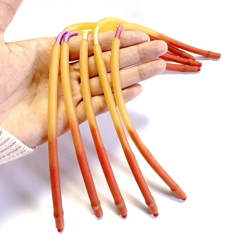 Natural Latex Slingshot Replacement Band, High Elastic Rubber Strip for Pulley Catapult, Outdoor Target Shooting Accessories