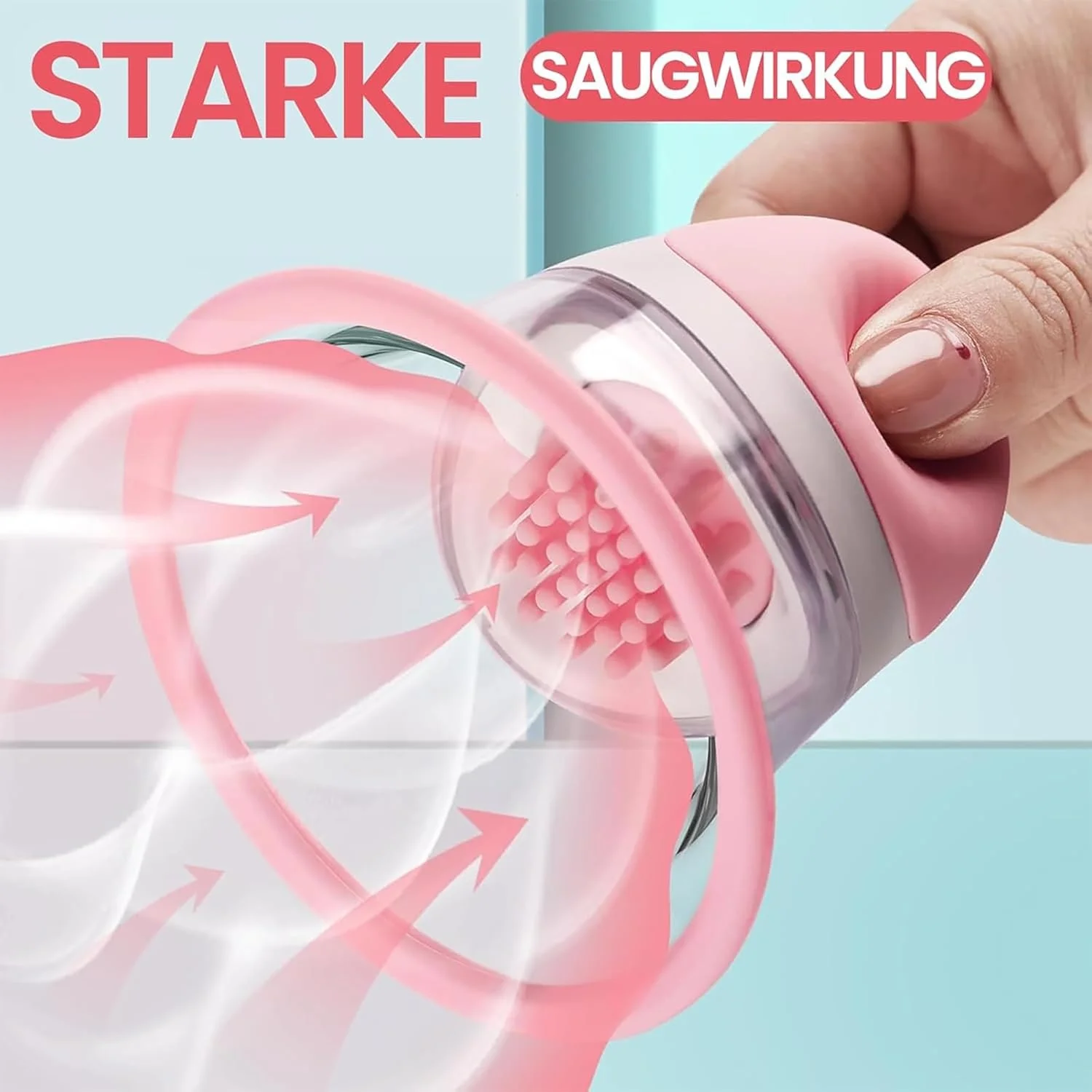 Wireless Breast Massager for Women Nipple Sucking Stimulating Self-Warming Adult Toy Personal Hygiene Body Enhancing Accessory - view 3