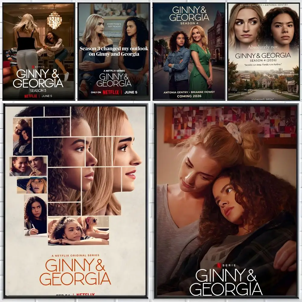 series drama G-Ginny & Georgia Poster Distinct Home Decor Concepts Chic Indoor Art Pieces