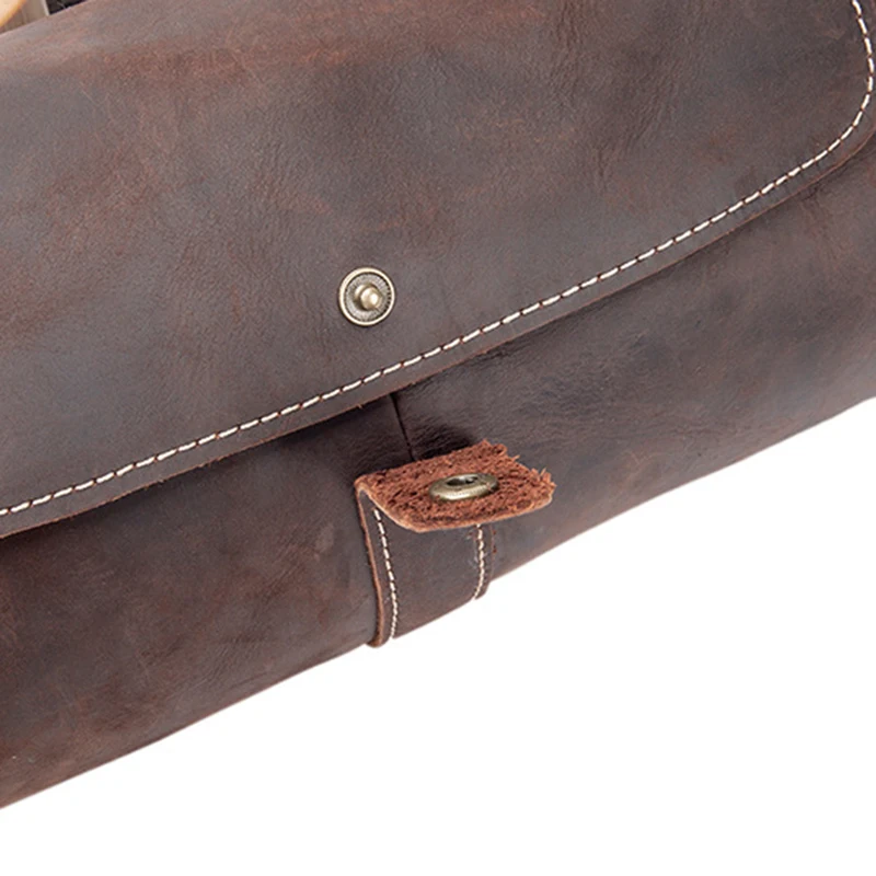 Men's new retro crossbody bag casual single shoulder crossbody bag retro personalized elephant pattern cylindrical pillow bag