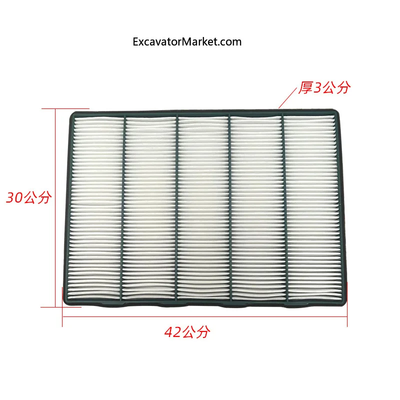 For Excavator VOLVO EC 210B 240B 290B 360B Built-in External Air Conditioner Filter Filter Mesh High Quality Accessories