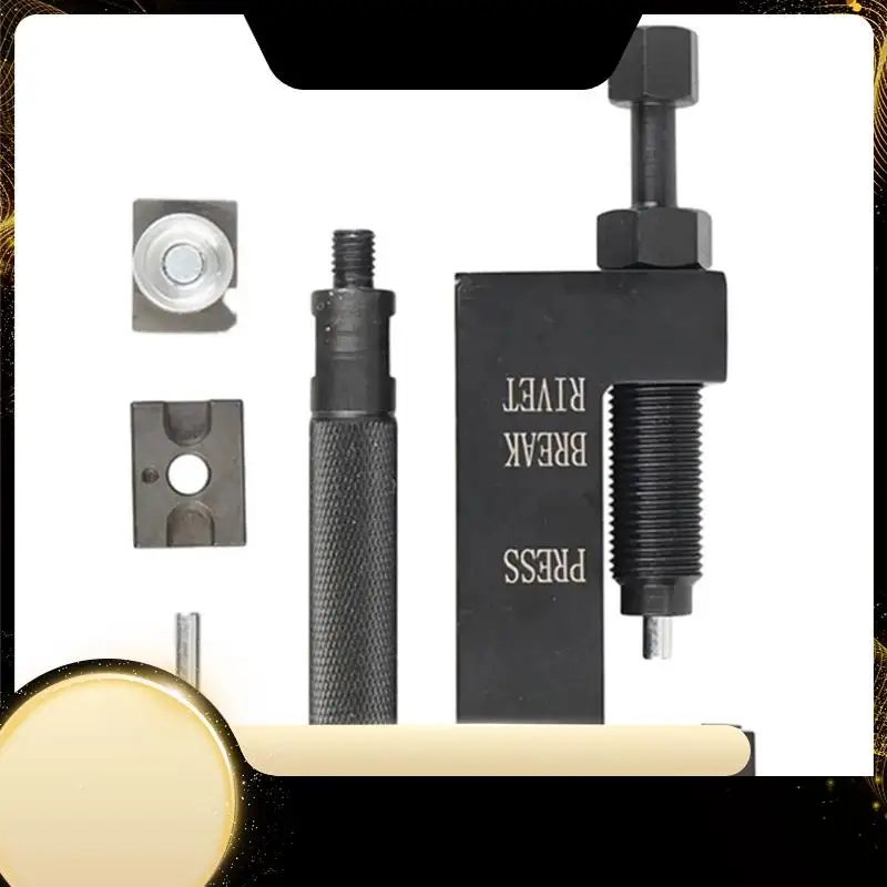 

Motorcycle Chain Splitter Breaker Motorbike Riveting Tool Chain Breaker Repair Tool Set For 520 525 530 Chains Easy To Use-A74F