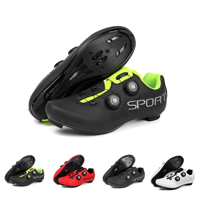 

Велосипедная обувь, мужские велосипедные кроссовки для гоночного конкурса, самоблокирующиеся скоростные велосипедные кроссовки, женские шипы Spd, велосипедная обувь