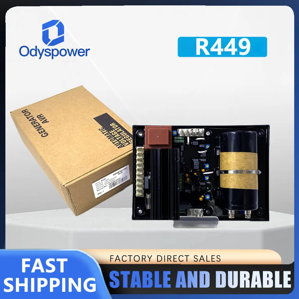 Replacing Leroy Somer R449  Brushless Stabilizer AVR Diesel Generator Automatic Voltage Regulator