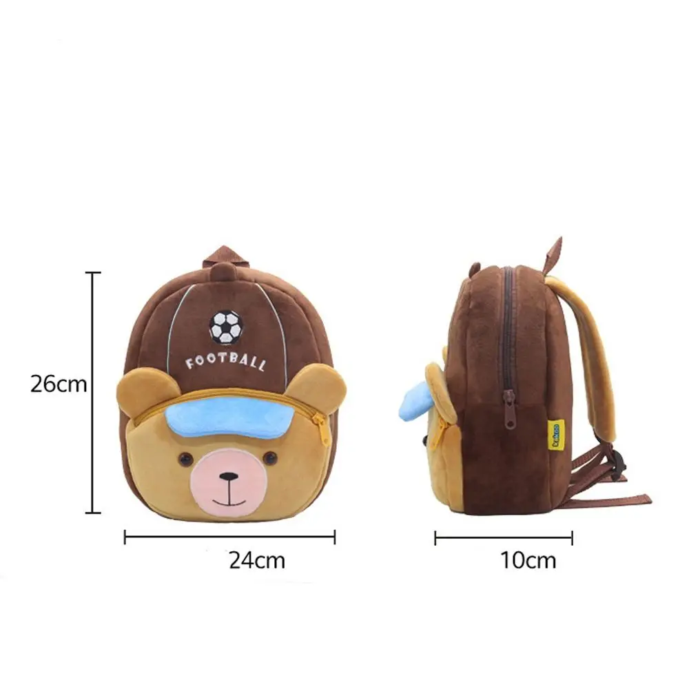 Sac à dos portable en peluche de dessin animé mignon durable, cartable léger, sac de loisirs pour enfants, maternelle