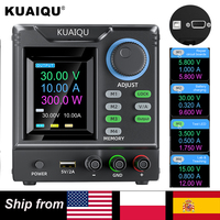 KUAIQU Programmable Adjustable Regulated Lab Bench Power Supply RS232/USB with PC Software, 30V 60V 120V,For Edit Stored Data