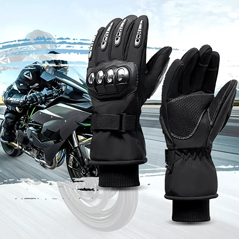 

Motorcycle Riding Gloves Windproof Waterproof Thermal Moto Men Motorbike Touch Screen Moto Motocross Guantes Warmth Women Winter