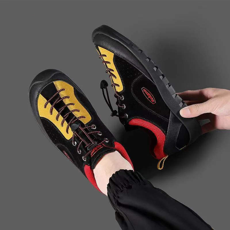 Men's Mountaineering Hiking Shoes Walking Breathable Outdoor Sneakers Training Sneakers Climbing Cross Country Jogging Shoes