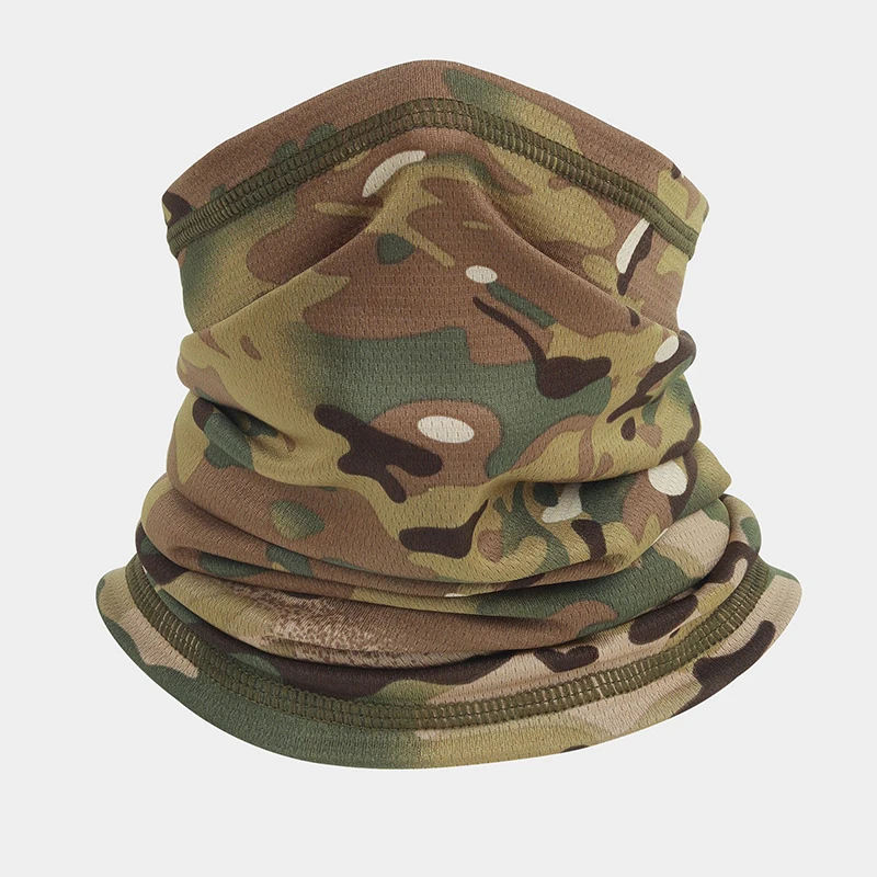 Radfahren Hals Gamasche Frühling Sommer Männer Frauen Camouflage Camping Sonnencreme Schal Outdoor Sport Elastische Atmungsaktive Reise Maske