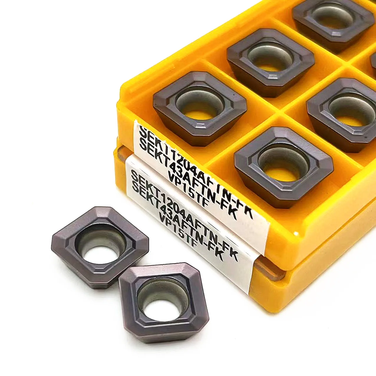 Torno CNC Ferramentas Lâmina De Corte De Metal, Inserções De Carboneto, Inserção De Fresagem, Ferramenta De Torneamento, SEKT1204, AFTN, FK, VP15TF, UE6020, US735