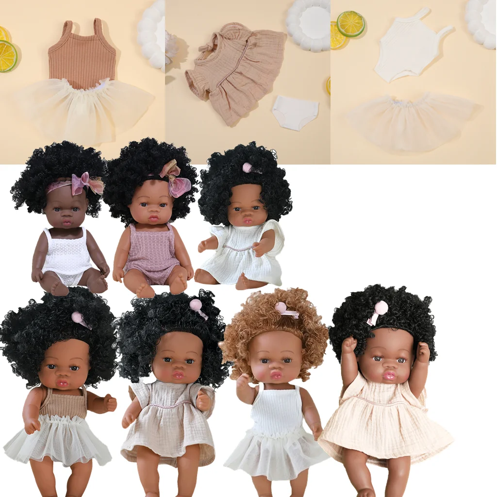 Doll Clothes Dress For 33cm Baby Girl Doll Accessories Vest Set  Dolls Clothes Fashion Dresses DIY Toys