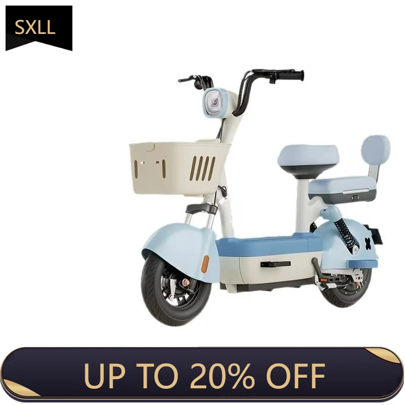

SXLL Wholesale Adult Commuter Two Wheel Electric Bike 400W Motor 48v Lithium Battery 3 Speed Steel Frame Sensor Digital Export