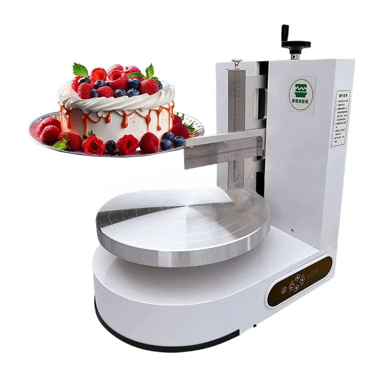 

Automatic rotating cake decorating machine electric turntable cake cream smooth coating noodle machine