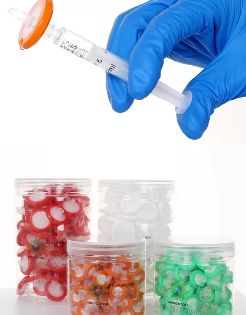 100 szt. Lab MCE/Nylon/PTFE Millipore Membranowy Filtr Strzykawkowy, 13mm/25mm 0.22 LUB 0.45um Filtr Igłowy Sprzęt Laboratoryjny — zdjęcie produktu 4