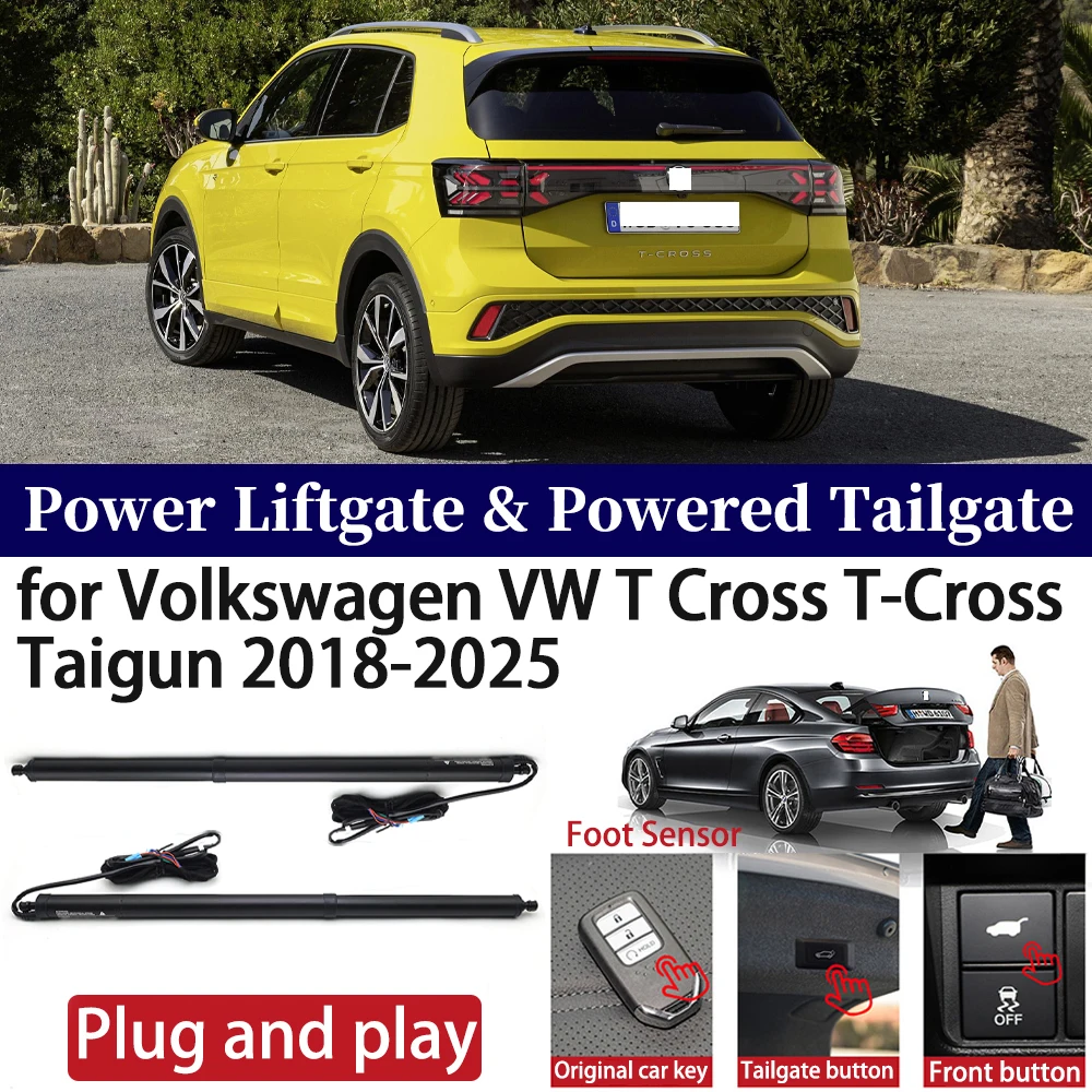 

for Volkswagen VW T Cross T-Cross Taigun 2018-2025 Car Power Liftgate Automatic One-Click Powered Tailgate Strut Plug and paly