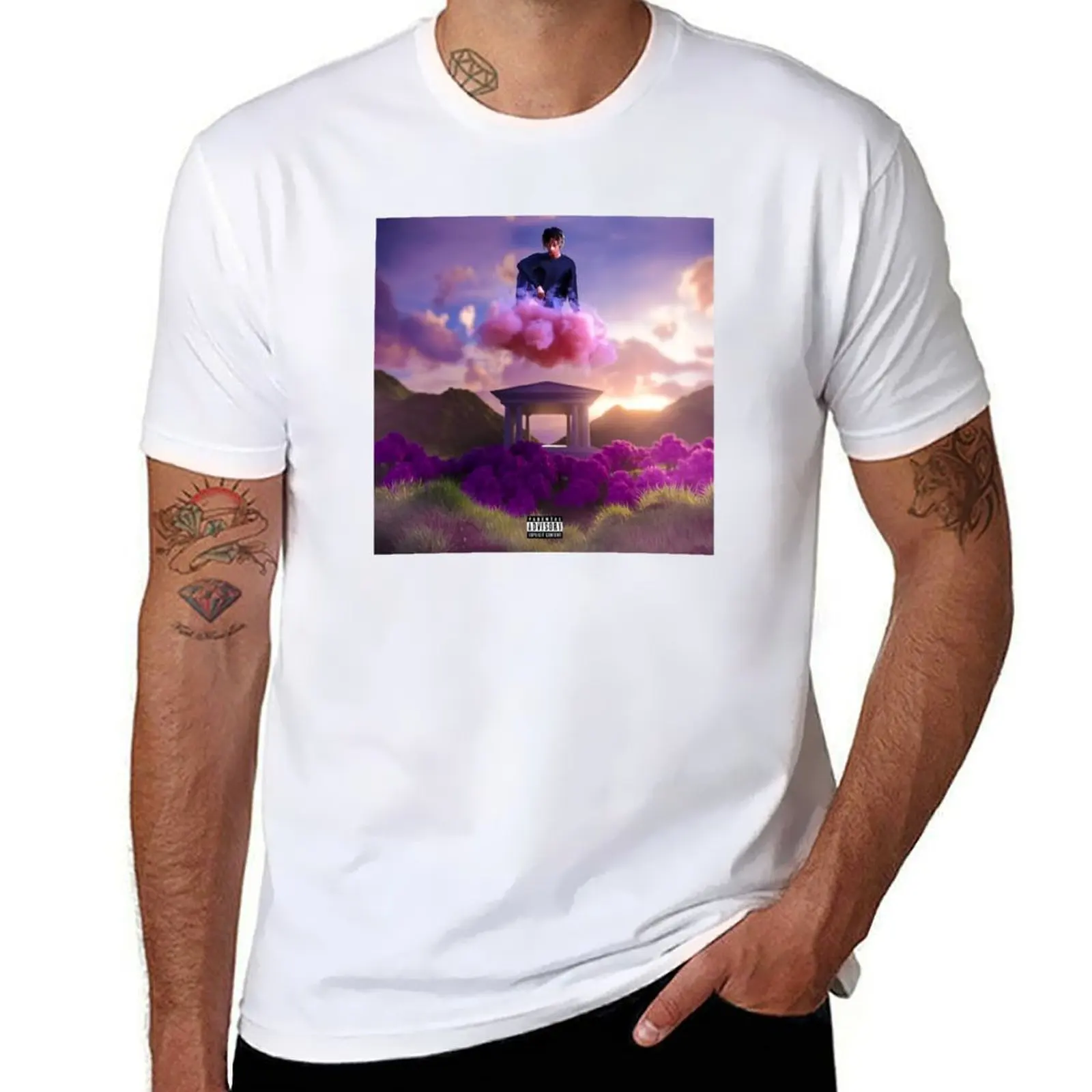 

Purple Kashdami Cover T-Shirt man t shirt luxury graphic t shirts for man T-Shirt