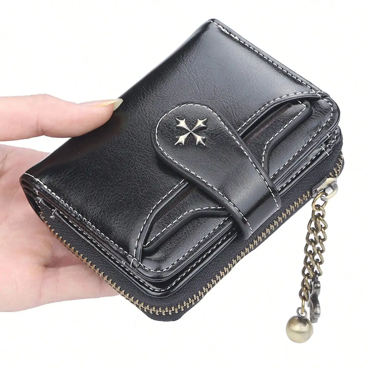 

Women Wallets And S PU Leather Bag Female Short Hasp Small Coin Card Holders Clutch Wallet Small Card Wallet For Women Wallet Pu
