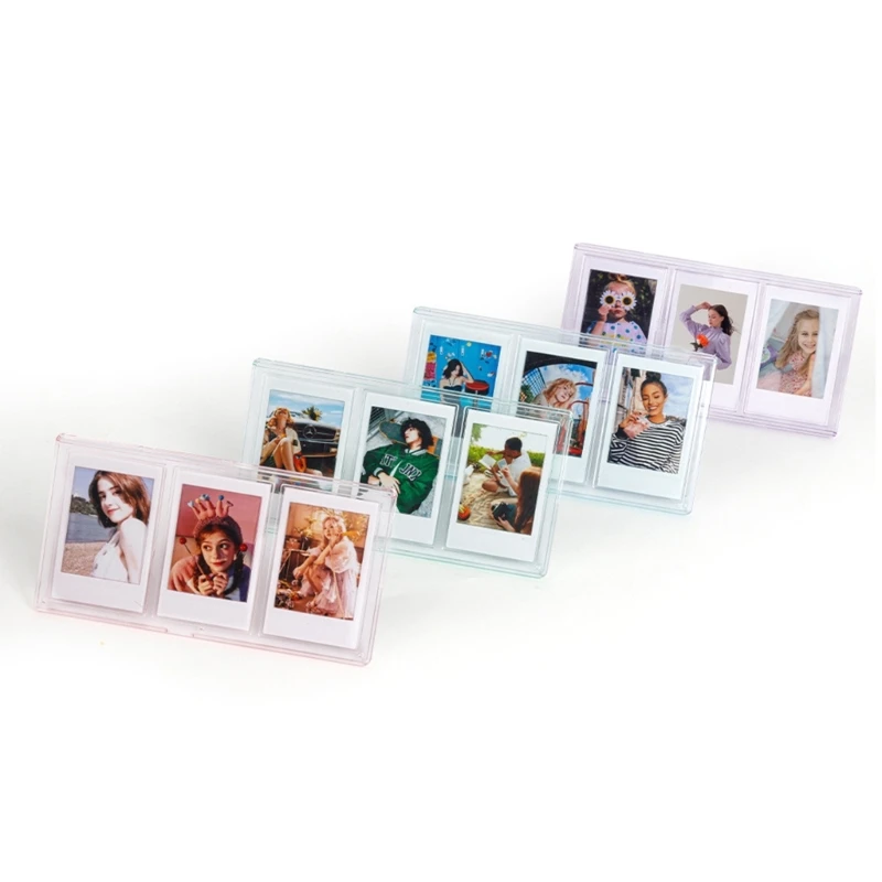 3 pouces Cadre Photo Ins Étoiles Petite Carte Plate-Forme Photo Titulaire Caméra Photo Shell Pour Polaroid Mini Stockage 3 F19E