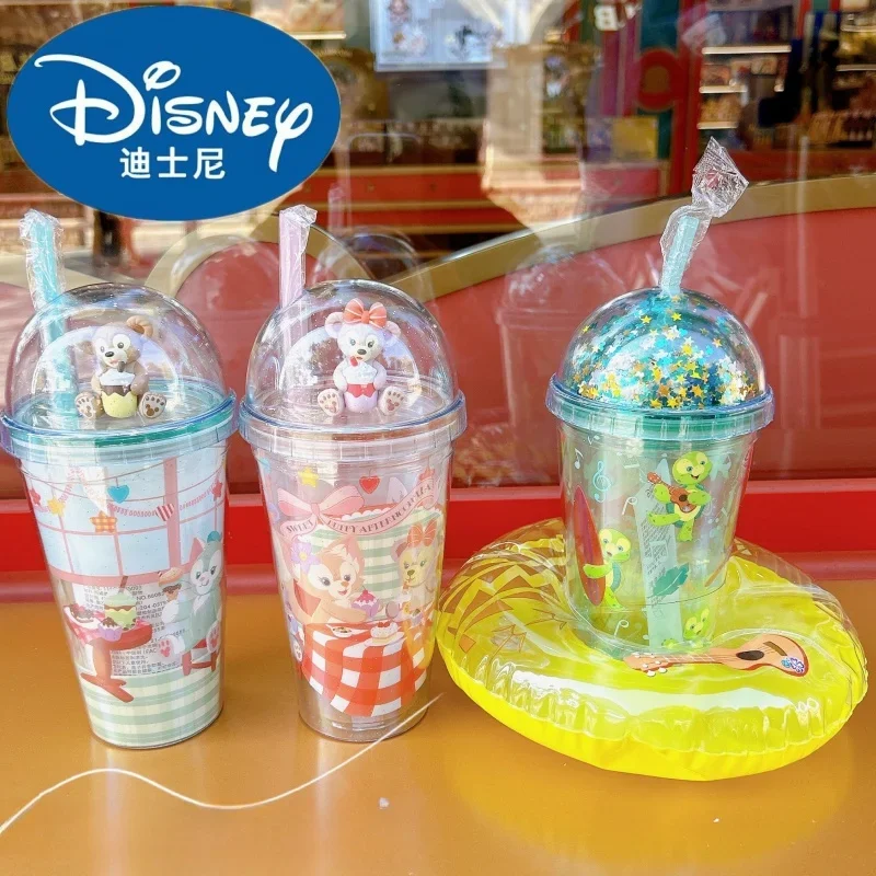 New Arrival Original Disney Shellie May Duffy Mug Top Sippy Cup Cute Cartoon Cold Water Cups Drink Cup Straw Cup Gift