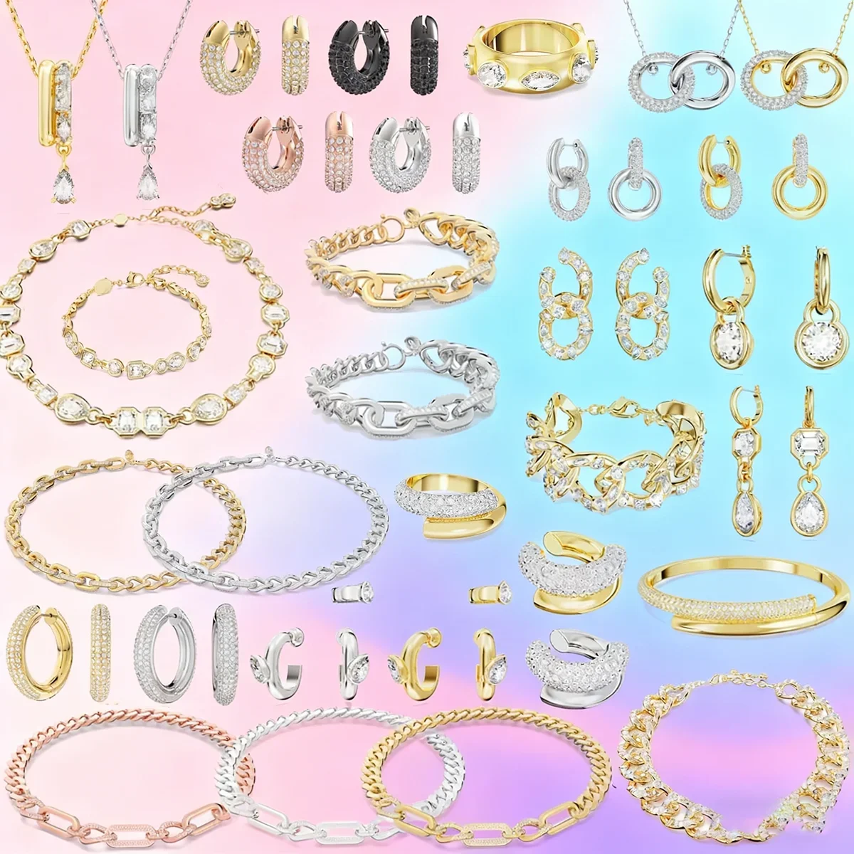 

Оригинальные новые подвески, геометрическое ожерелье, комплект изящных ювелирных изделий, ожерелье с кисточками, серьги, браслет, романтический подарок для женщин